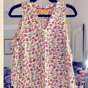 Anthropologie scooter sleeveless blouse